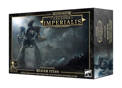 Gamers Guild AZ Horus Heresy Horus Heresy: Legions Imperialis - Reaver Titan with Graviton Obliterator and Volkite Annihilator (Pre-Order) Games-Workshop