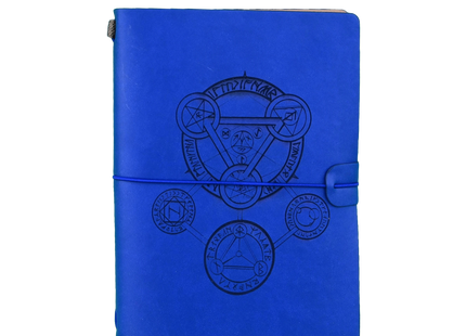 Gamers Guild AZ Hrothgar's Hoard Character Journal (Blue) - Arcane Symbol (Pre-Order) Quartermaster Direct