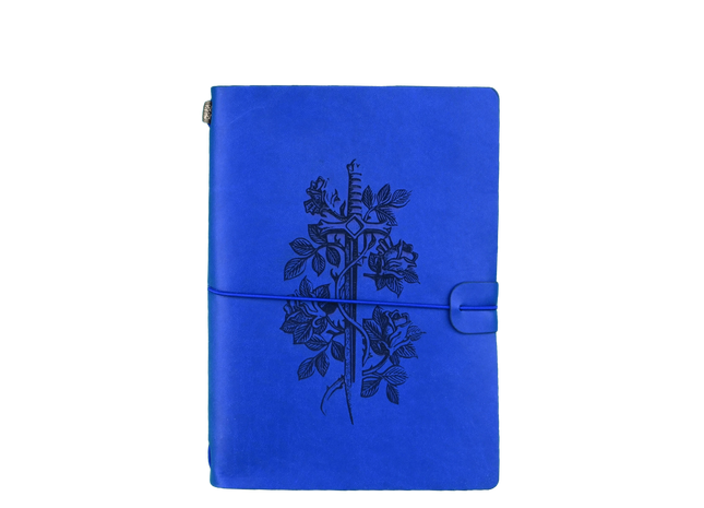 Gamers Guild AZ Hrothgar's Hoard Character Journal (Blue) - Sword and Rose (Pre-Order) Quartermaster Direct