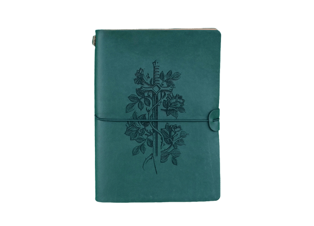 Gamers Guild AZ Hrothgar's Hoard Character Journal (Green) - Sword and Rose (Pre-Order) Quartermaster Direct