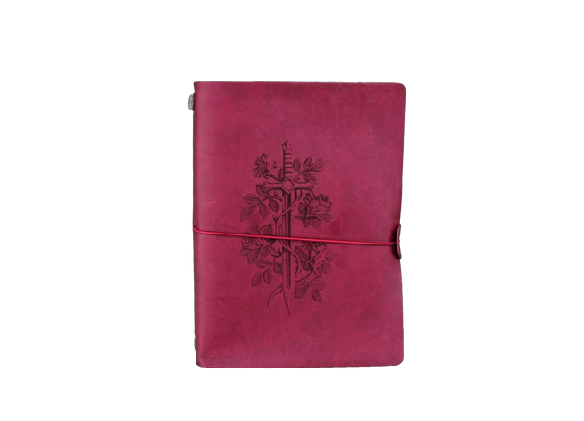 Gamers Guild AZ Hrothgar's Hoard Character Journal (Red) - Sword and Rose (Pre-Order) Quartermaster Direct
