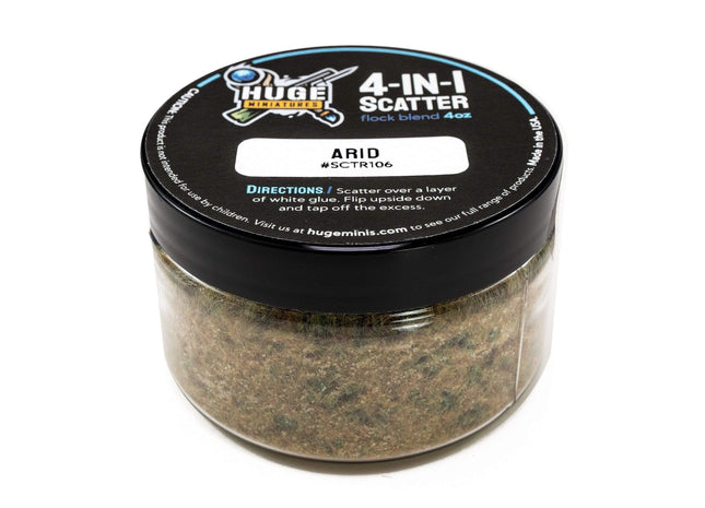 Gamers Guild AZ Huge Miniatures Huge Miniatures 4-in-1 Scatter - Arid Huge Miniatures
