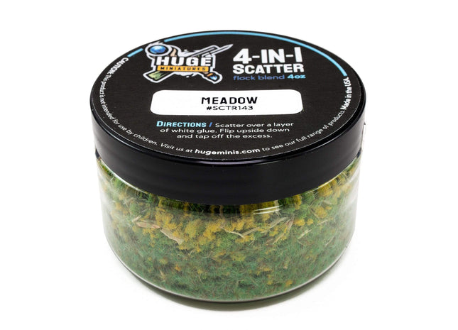 Gamers Guild AZ Huge Miniatures Huge Miniatures 4-in-1 Scatter - Meadow Huge Miniatures