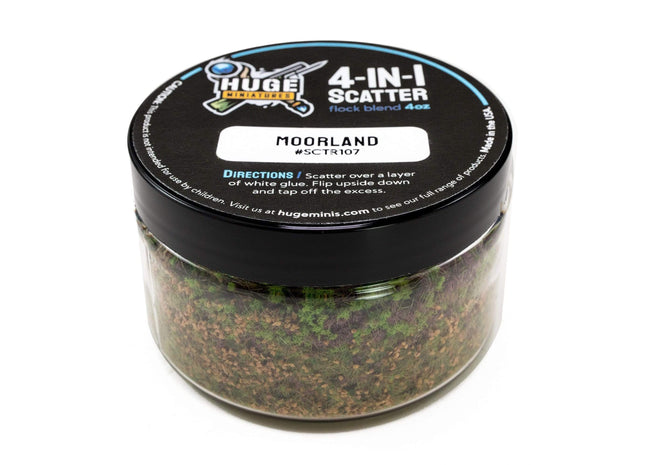 Gamers Guild AZ Huge Miniatures Huge Miniatures 4-in-1 Scatter - Moorland Huge Miniatures