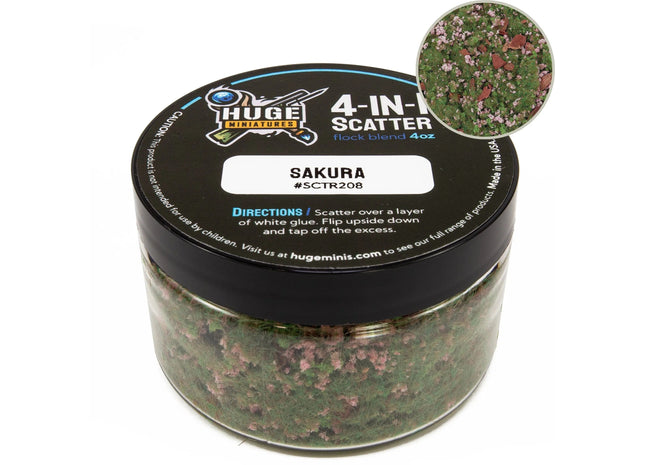 Gamers Guild AZ Huge Miniatures Huge Miniatures 4-in-1 Scatter - Sakura Huge Miniatures