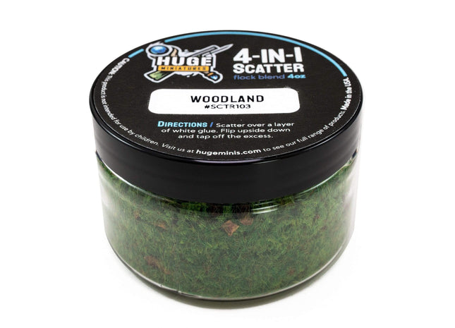 Gamers Guild AZ Huge Miniatures Huge Miniatures 4-in-1 Scatter - Woodland Huge Miniatures