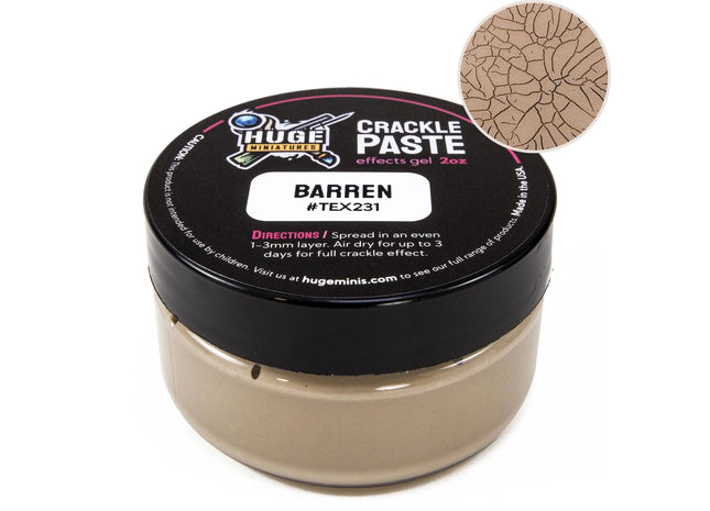 Gamers Guild AZ Huge Miniatures Huge Miniatures Barren Crackle Paste Huge Miniatures