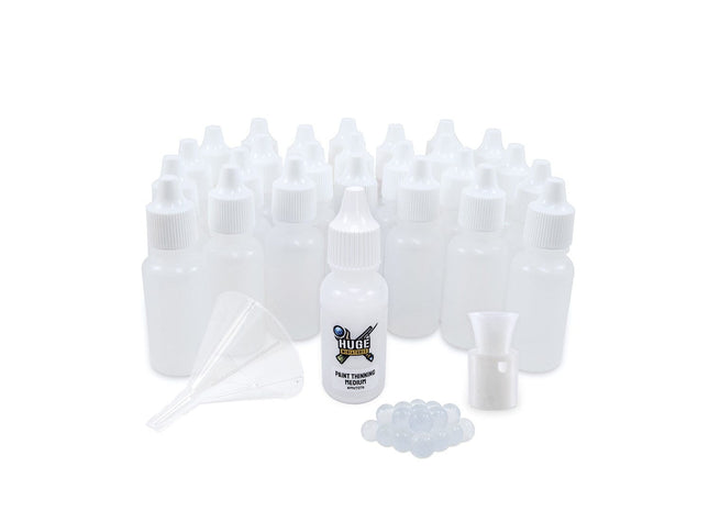 Gamers Guild AZ Huge Miniatures Huge Miniatures Dropper Bottle Transfer Kit w/ Glass Agitators Huge Miniatures