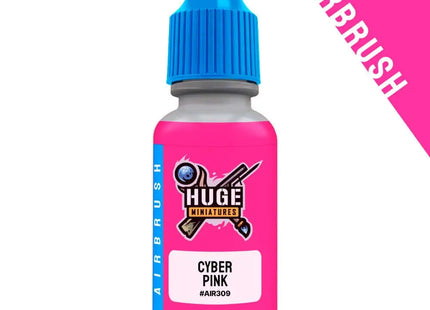 Gamers Guild AZ Huge Miniatures Huge Miniatures: Fluorescent Airbrush Paint - Cyber Pink Huge Miniatures