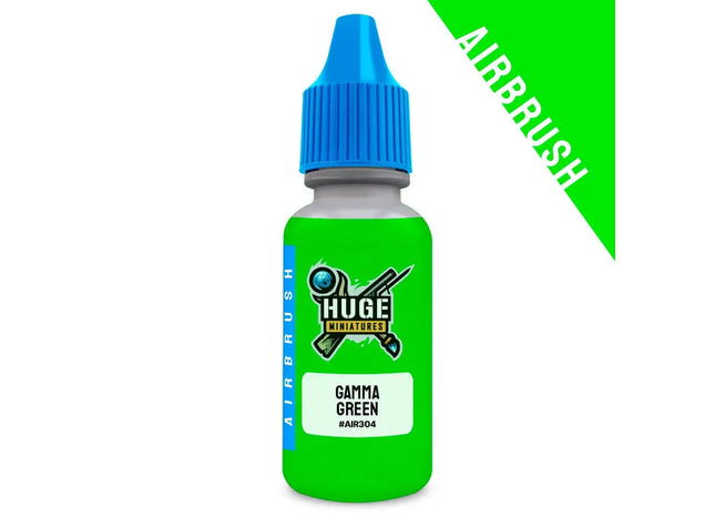 Gamers Guild AZ Huge Miniatures Huge Miniatures: Fluorescent Airbrush Paint - Gamma Green Huge Miniatures