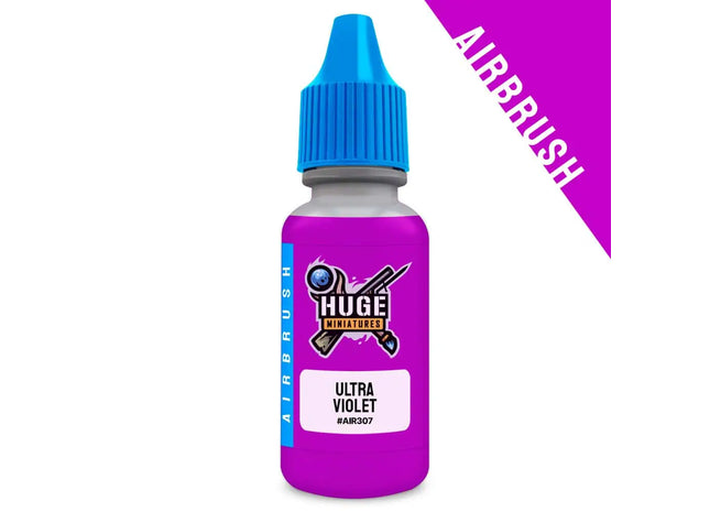 Gamers Guild AZ Huge Miniatures Huge Miniatures: Fluorescent Airbrush Paint - Ultra Violet Huge Miniatures