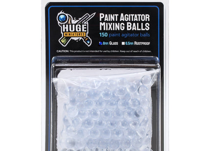 Gamers Guild AZ Huge Miniatures Huge Miniatures Paint Agitator Mixing Balls (150) Huge Miniatures