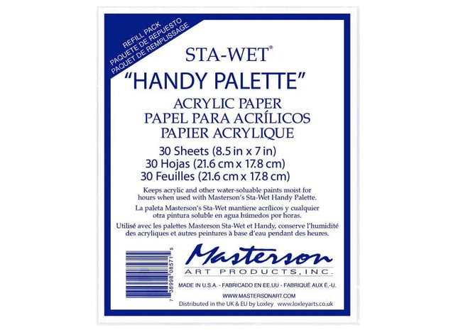 Gamers Guild AZ Huge Miniatures Huge Miniatures: Premium Wet Palette Paper (30 Pack) Huge Miniatures