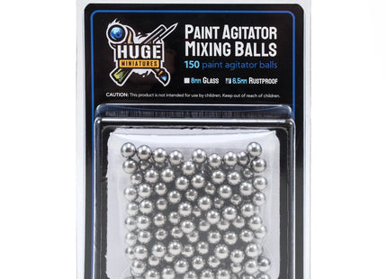 Gamers Guild AZ Huge Miniatures Huge Miniatures Rustproof Paint Agitator Balls (150) Huge Miniatures