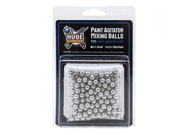 Gamers Guild AZ Huge Miniatures Huge Miniatures Rustproof Paint Agitator Balls (150) Huge Miniatures
