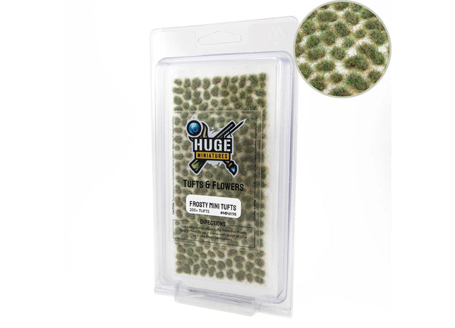 Gamers Guild AZ Huge Miniatures Huge Miniatures Tufts & Flowers - Frosty Mini Tufts Huge Miniatures