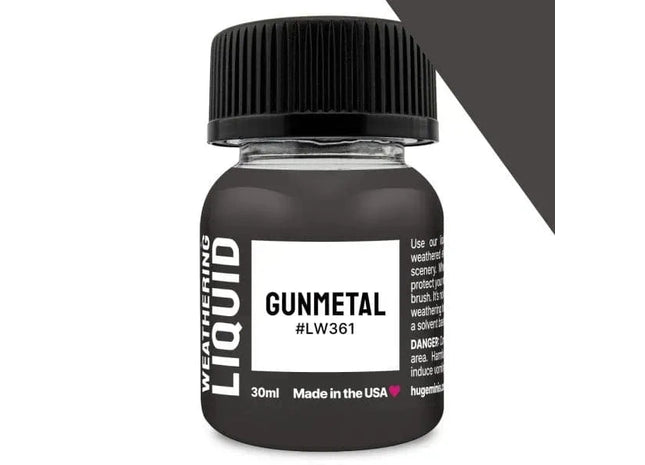 Gamers Guild AZ Huge Miniatures Huge Miniatures Weathering Liquid - Gunmetal Huge Miniatures