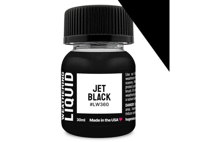 Gamers Guild AZ Huge Miniatures Huge Miniatures Weathering Liquid - Jet Black Huge Miniatures