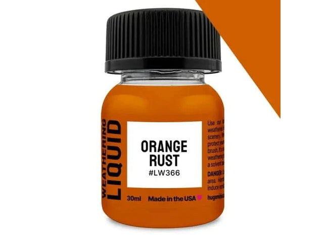 Gamers Guild AZ Huge Miniatures Huge Miniatures Weathering Liquid - Orange Rust Huge Miniatures