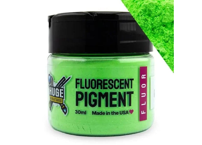 Gamers Guild AZ Huge Miniatures Huge Miniatures Weathering Powder - Neon Green Huge Miniatures