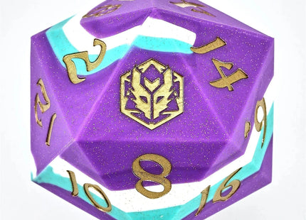 Gamers Guild AZ HYMGHO 55mm Chonk Rubber Silicon D20 - Celestial Gleam HYMGHO