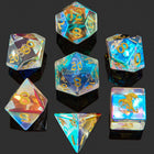 Gamers Guild AZ HYMGHO BRB011: Dragon's Hoard Gemstone Dice Set - Prismatic Crystal HYMGHO
