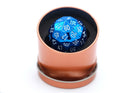 Gamers Guild AZ HYMGHO BRD6002 Titan's Fist Metal D60 Dice - Blue w/ White HYMGHO