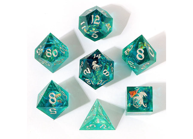 Gamers Guild AZ HYMGHO BRR031: Captured Magic Hand Sanded Sharp Edge Resin - Teal HYMGHO