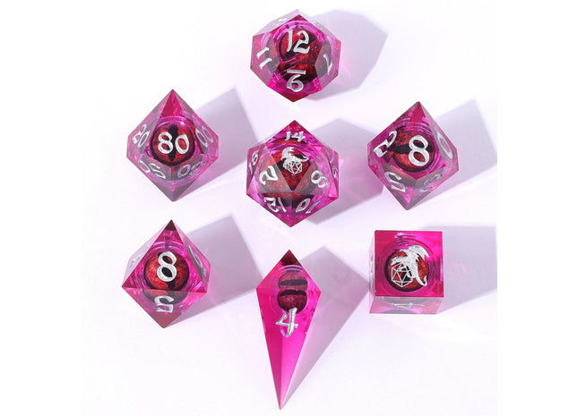 Gamers Guild AZ HYMGHO BRR056: Captured Magic Hand Sanded Sharp Edge Resin - Beholder's Gaze Pink HYMGHO