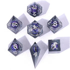 Gamers Guild AZ HYMGHO BRR057 Captured Magic Liquid Core Hand Sanded Sharp Edge Resin - Dragon's Eye Purple HYMGHO