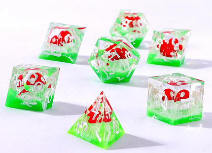 Gamers Guild AZ HYMGHO BRR091: Captured Magic Sharp Edge Resin Dice Set - Fairy Trip HYMGHO