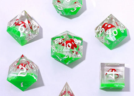 Gamers Guild AZ HYMGHO BRR091: Captured Magic Sharp Edge Resin Dice Set - Fairy Trip HYMGHO