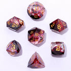 Gamers Guild AZ HYMGHO BRR108: Captured Magic Luster Cut Resin Dice Blood Crystal HYMGHO