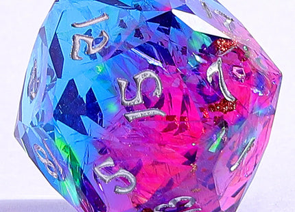 Gamers Guild AZ HYMGHO BRR109: Captured Magic Luster Cut Resin Dice - Gilded Storm HYMGHO