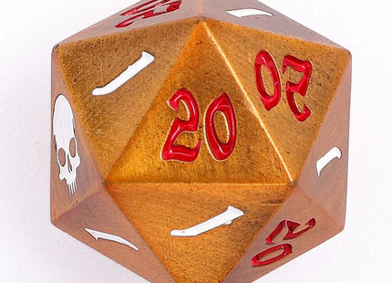 Gamers Guild AZ HYMGHO Critical Single D20 - Gold HYMGHO