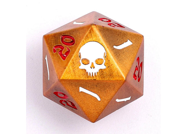 Gamers Guild AZ HYMGHO Critical Single D20 - Gold HYMGHO