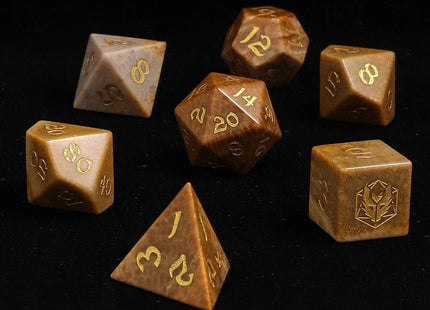 Gamers Guild AZ HYMGHO Dragon’S Hoard Dice Set - Coral HYMGHO