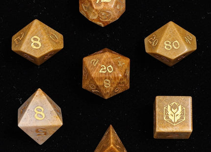 Gamers Guild AZ HYMGHO Dragon’S Hoard Dice Set - Coral HYMGHO