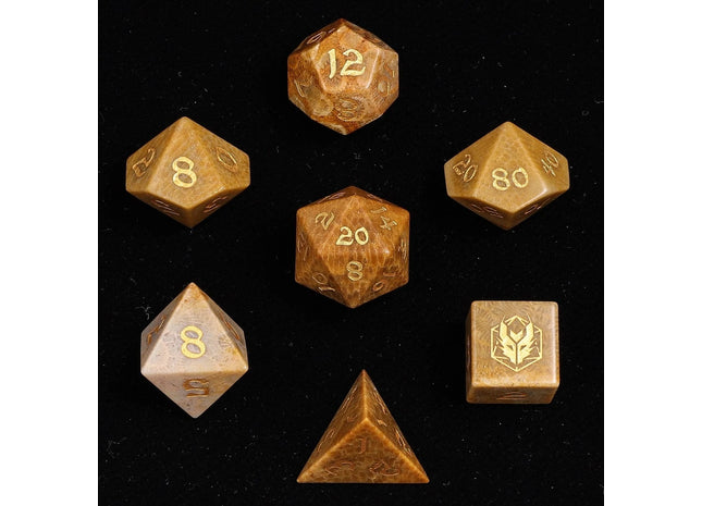 Gamers Guild AZ HYMGHO Dragon’S Hoard Dice Set - Coral HYMGHO