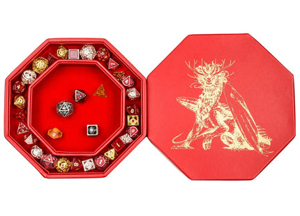 Gamers Guild AZ HYMGHO Hero's Hoard Dice Tray and Keeper - Royal Dragon HYMGHO