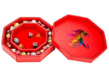 Gamers Guild AZ HYMGHO Hero's Hoard Dice Tray and Keeper - Royal Dragon HYMGHO