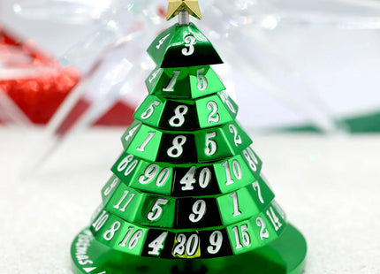 Gamers Guild AZ HYMGHO HY00142: Metal Christmas Tree Dice Set - Green HYMGHO