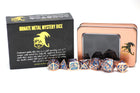 Gamers Guild AZ HYMGHO HY00155: Mystery Set of 7 Matching Ornate Solid Metal RPG Dice HYMGHO