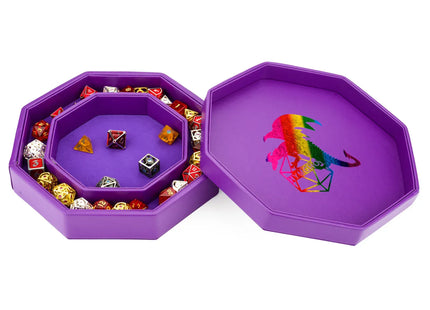 Gamers Guild AZ HYMGHO HY00231: Hero's Hoard Dice Tray & Keeper - Fairy Dragon HYMGHO