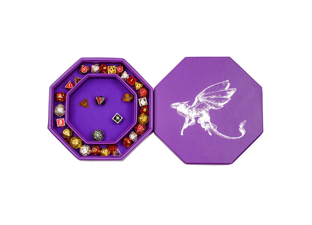 Gamers Guild AZ HYMGHO HY00231: Hero's Hoard Dice Tray & Keeper - Fairy Dragon HYMGHO