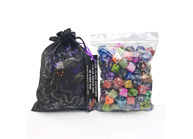 Gamers Guild AZ HYMGHO HY00523: Click Clack Rucksack - 1LB of Acrylic Dice HYMGHO