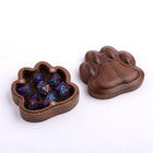 Gamers Guild AZ HYMGHO HY00530: Black Walnut Premium Wooden Gaming Accessory Case - Paw HYMGHO