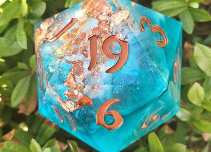 Gamers Guild AZ HYMGHO HY00542: Captured Magic 100mm Chonk D20 - Cloudfall HYMGHO