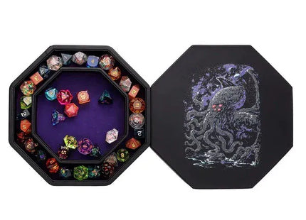 Gamers Guild AZ HYMGHO HY00555: Heros Hoard Dice Tray & Keeper - Cthulu HYMGHO