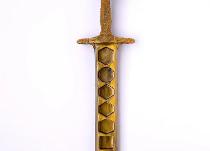 Gamers Guild AZ HYMGHO HY00566: Rose Dagger Dice Case with Sheath Cover - Gold HYMGHO